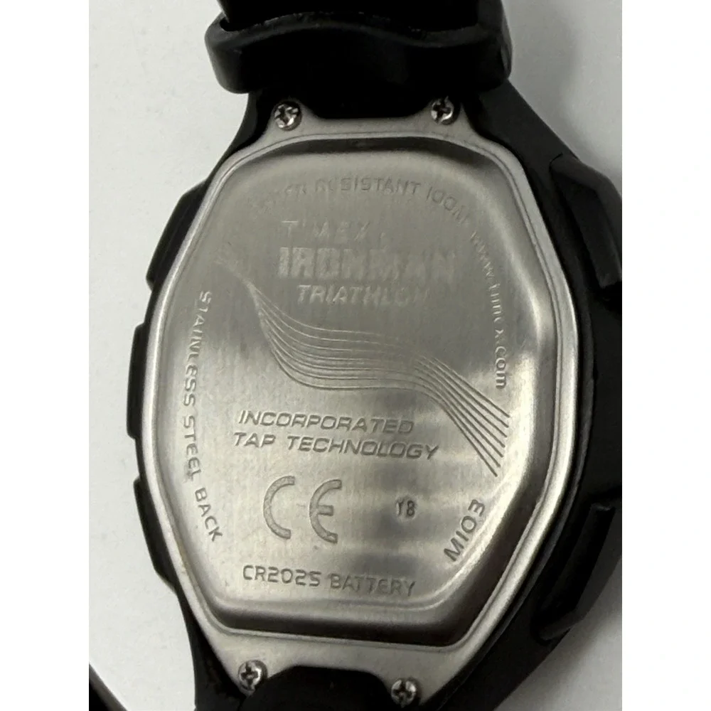 Timex M103 Ironman No Sensor Tap Technology 200 Lap New Battery 45MM 8.25